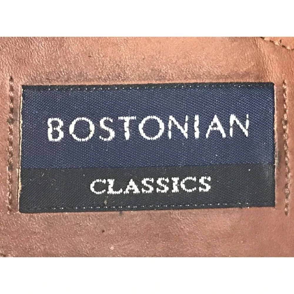 Bostonian Mens Classics 20390 Black Leather Lace Up Oxford Dress Shoes Size 10 M